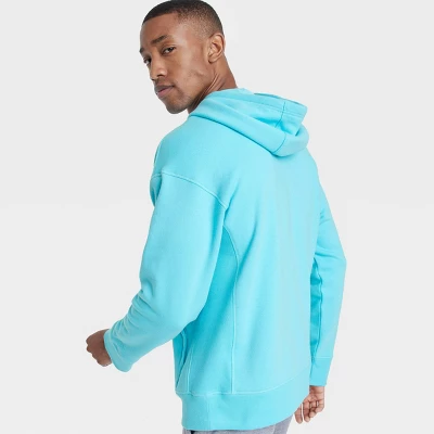 Men's Cotton Fleece Hooded Sweatshirt - All In Motion™ 4 Men's Cotton Fleece Hooded Sweatshirt - All In Motion™ - Image 2