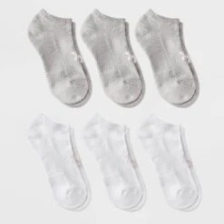 Women's Foundation Cushioned 6pk Low Cut Socks - All In Motion™ White/Light Gray 4-10: Arch Support, Zone Cushioning 7 Women's Foundation Cushioned 6pk Low Cut Socks - All In Motion™ White/Light Gray 4-10: Arch Support, Zone Cushioning -All In Motion GUEST f5e2985e f964 4ecd bd5b ac4c80346c83