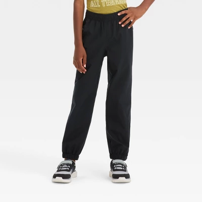 Kids' Solid Pull-On Pants - All In Motion™ Black 5 Kids' Solid Pull-On Pants - All In Motion™ Black - Image 3