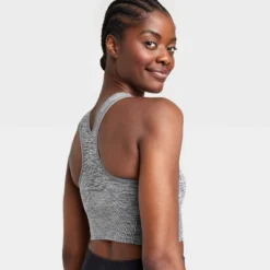 Women's Medium Support Seamless High-Neck Sports Bra - All In Motion™ 14 Women's Medium Support Seamless High-Neck Sports Bra - All In Motion™ -All In Motion GUEST fa72d585 5679 4aa7 860b 6bf0e4899a28