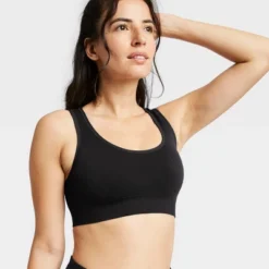 Women's Medium Support Seamless Racerback Sports Bra - All In Motion™ -All In Motion GUEST fb00dda1 919b 4629 a130 647c61737e81
